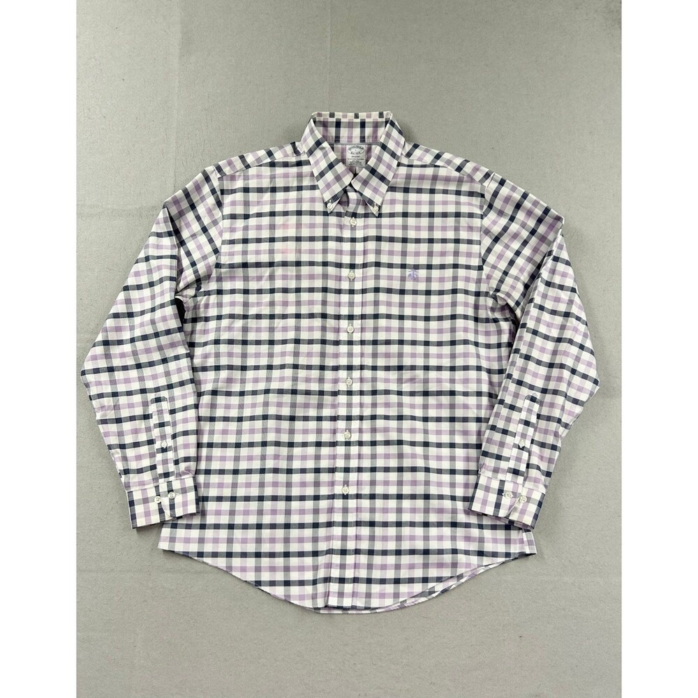 Brooks Brothers Men’s Regent Long Sleeve Plaid Shirt